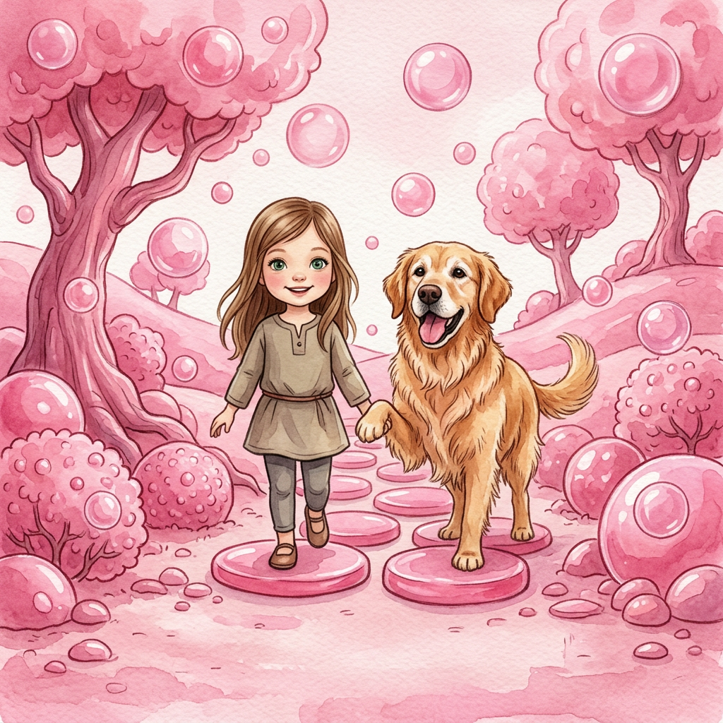 Cover of Maisie and Max in a Pink Bubblegum World!