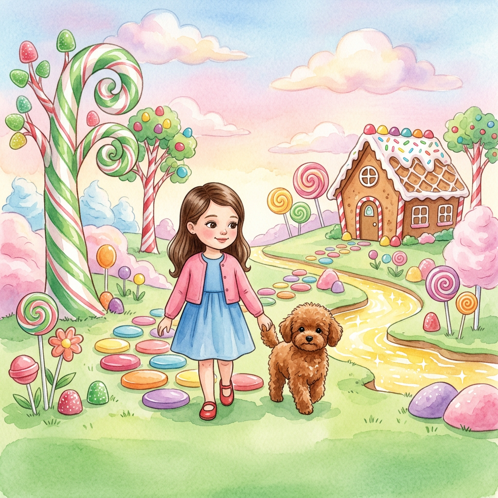 Cover of Charlotte and Simba's Candy World Adventure